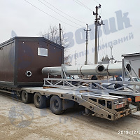 Изготовление и отгрузка крышной котельной